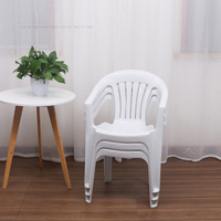 Chaise de jardin en plastique d'extérieur bon marché en gros, portable, imperméable, personnalisée