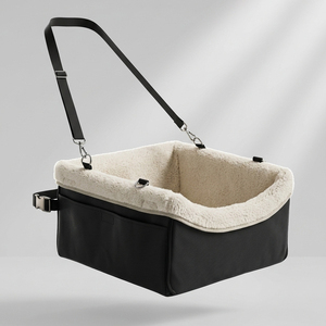 Siège auto pour chien, siège auto portable pour chien, transporteur de voyage avec ceinture de sécurité pour animaux de compagnie jusqu'à 24 lb - Product Image 3