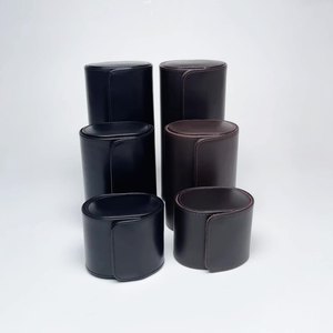 Biểu Tượng Tùy Chỉnh 1 <span class=keywords><strong>3</strong></span> Khe Cắm Chính Hãng Crazy Horse Da Cán Du Lịch Đồng Hồ Trường Hợp Nhung Cổ Tay Đồng Hồ Pouch Tùy Chỉnh In Sang Trọng Đồng Hồ - Product Image 6