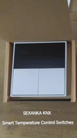 SEXANKA KNX EIB usine maison intelligente bâtiment système automatique panneau de température contrôleur de température intelligent interrupteurs muraux