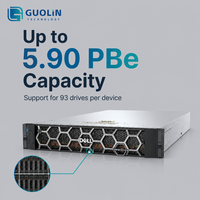 Dell EMC PowerStore 1200T, stockage unifié, 25 emplacements pour disques NVMe de 2,5 pouces, 384 Go de mémoire pour la virtualisation de centre de données, base de données