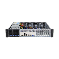 Châssis de serveur avec alimentation électrique prenant en charge six disques amovibles à chaud de 2,5 pouces montés à l'avant, carte mère E-ATX