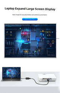 Adaptador de Video HDMI a VGA, Conversor <span class=keywords><strong>Full</strong></span> HD 1080P, Plug and Play, para Computadora Portátil, Monitor, Proyector, Venta al Por Mayor de Fábrica - Product Image 4