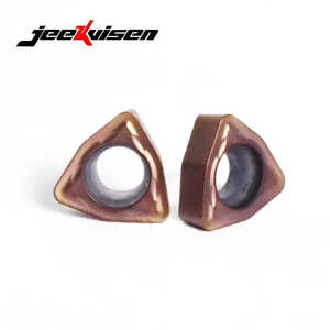 Inserto de fresado de alta alimentación Jeekvisen WDMX WCMX030208FN U inserto de taladro CNC Carburo de alimentación rápida para herramientas de torno herramienta de torneado - Product Image 3