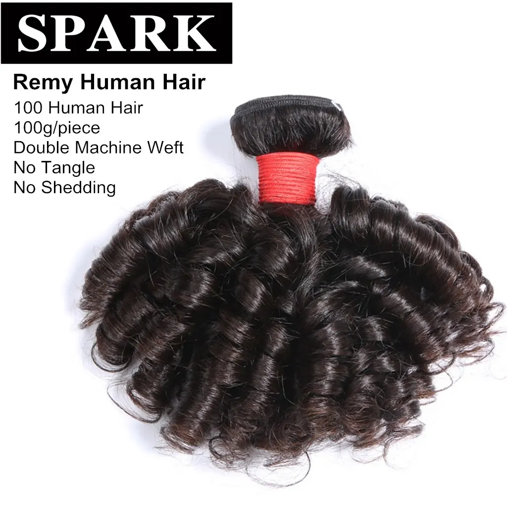 Wholesale 10A Grade Cuticle Aligned Human Hair Extensions Bouncy Curl Bundles High Quality Remy Human Hair Natural Black Color
