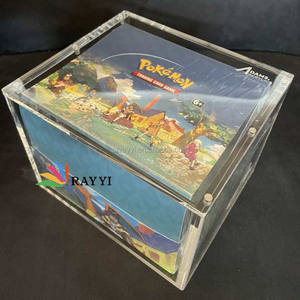 Boîte de présentation en acrylique transparent de qualité RAY YI pour 8 mini-boîtes de collection Pokémon - Product Image 5