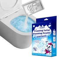 Poudre nettoyante moussante pour toilettes, dissolvant de tartre urinaire et éliminateur d'odeurs
