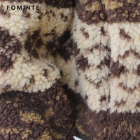 Veste polaire à capuche imprimée motif ethnique, entièrement zippée, en molleton Sherpa, chaude, pour l'hiver, style streetwear, coupe oversize, décontractée