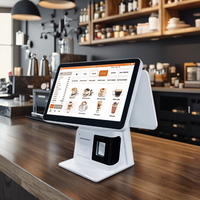Wintronix 15,6 pouces, écran tactile Full HD, ordinateur de bureau Android Wind10, tablette de commande pour restaurant, kiosque de paiement en libre-service, caisse enregistreuse