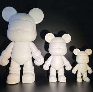 <span class=keywords><strong>Mini</strong></span> Figuras de Oso Bearbrick, Juguetes Creativos de Arte Popular, Escultura de Animales de Resina, Violencia Fluida, Oso Genial - Product Image 6