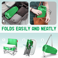 Échantillons Gratuits Chaise de Camping Pliante Portable Personnalisée pour Bébé, Idéale pour l'Intérieur et l'Extérieur (Salon et Cuisine)
