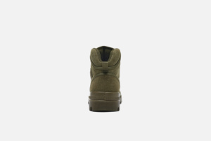 EIKLAND Unisex Olive Green Canvas Hiking Boots Round Toe Breathable All Season Outdoor Trekking Shoes Rubber Outsole EVA Midsole - Product Image 5
