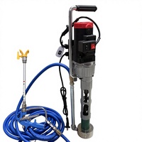 Machine de pulvérisation électrique multifonctionnelle haute pression pour bricolage, adaptée aux nouveaux pistolets de pulvérisation, pour poudre de mastic, revêtement imperméable, pâte de ciment