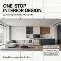 Plan de plancher 2D personnalisé pour appartement d'hôtel, dessin CAO et visualisation 3D