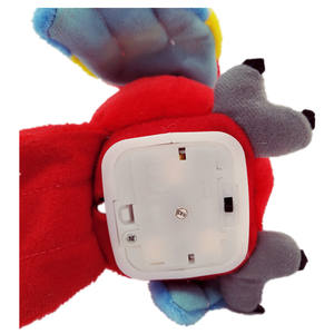 Pp Katoen 22Cmtalking Papegaai Opnamefunctie Vleugel Klappend Kindercadeau Pluche Knuffeldier Speelgoed - Product Image 2