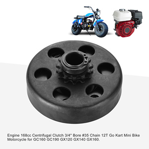 高飞离心离合器3/4 "孔 #<span class=keywords><strong>35</strong></span>链12t替换GC160 GC190 GX120 GX140 GX160 168cc卡丁车迷你自行车摩托 - Product Image 5