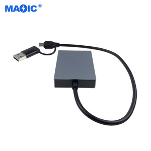 Usb C Dual <span class=keywords><strong>Hdmi</strong></span> estación de acoplamiento USB3.0/USB C <span class=keywords><strong>a</strong></span> <span class=keywords><strong>Hdmi</strong></span> <span class=keywords><strong>Cable</strong></span> adaptador USB3.0/tipo C <span class=keywords><strong>a</strong></span> <span class=keywords><strong>Hdmi</strong></span> 4K <span class=keywords><strong>Otg</strong></span> adaptador divisor para ordenador portátil - Product Image 4