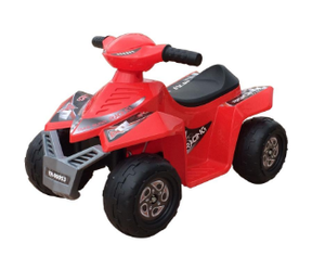 ATV Kids <span class=keywords><strong>Quad</strong></span> Ride-On Voiture à pédales <span class=keywords><strong>électrique</strong></span> à piles Jouet à 4 roues en plastique noir - Product Image 2