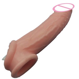 Anneau de pénis magique <span class=keywords><strong>invisible</strong></span> pour homme, manchon pénien réutilisable en silicone dragon, préservatif lavable pas cher - Product Image 4