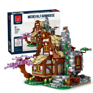Ensemble de blocs de construction de <span class=keywords><strong>moulin</strong></span> <span class=keywords><strong>à</strong></span> <span class=keywords><strong>eau</strong></span> médiéval XMOR - Product Image 1