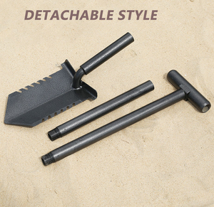 Pelle détecteur <span class=keywords><strong>de</strong></span> métaux robuste avec lame double dentelée et manche en T détachable, pour la déracinement des racines dans le <span class=keywords><strong>jardin</strong></span> - Product Image 3
