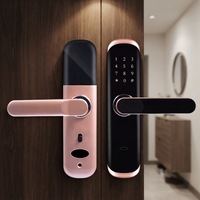 Serrure de porte intelligente à mortaise, serrure numérique sans fil, accès par téléphone portable, carte RFID, mot de passe, clé, unité de contrôle d'accès, outil de sécurité