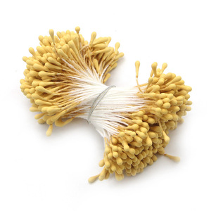 Handmade 360pcs 1mm nhọn Hoa Ngọc Trai nhị Kẹp tóc hoa nhân tạo phụ kiện cho đám cưới DIY Craft - Product Image 5