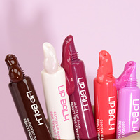 Nieuwe Aanwinsten Private Label Vegan Lipgloss Hydraterende Lipverzorging Aangepaste Roze Verpakking Peptide Lipbalsem