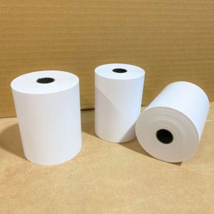 Rollos de Etiquetas Adhesivas Impermeables Reciclables de Fábrica OEM con Impresión Personalizada 80x80 para Supermercado - Marca Personalizada 100% Pulpa de Madera - Product Image 4