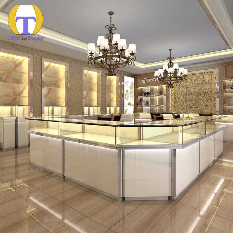 Shopping Mall Jewelry Gold Watch Display Showcase Furniture Watch