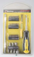 Jeu de tournevis en acier inoxydable souple de 31 pièces 1/4, embout de perçage flexible à ressort multi-usage, douille de tournevis à écrous, réparation DIY