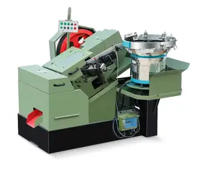 Automatic High Efficiency Screw Thread Rolling Machine For Floor Nails