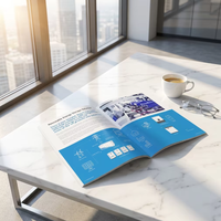 Services d'impression de livrets d'employés personnalisés de qualité supérieure, reliure parfaite, impression offset, carton duplex, vente en gros d'usine