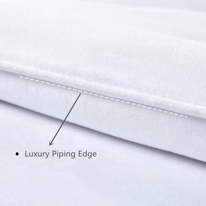 Gia đình tre <span class=keywords><strong>Comforter</strong></span> 100% tre điền Duvet thoáng khí và mát mẻ trắng cho phòng khách bộ đồ giường đặt - Product Image 4