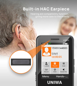 Sản phẩm mới uniwa V2000 2.40 inch màn hình Dual Sim thẻ LTE Dock SOS điện thoại di động - Product Image 3