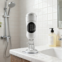 Godet de masturbation 3D mains libres entièrement automatique, masturbateur masculin manuel à double canal, jouet sexuel pour hommes avec ventouse