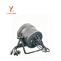 Projecteur PAR RGB 3-en-1 54 LED 7 canaux DMX512 Maître Esclave 25 ° /45 °   Projecteur de scène à angle de faisceau étroit