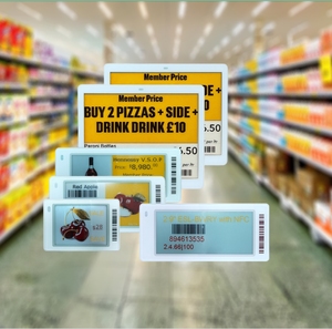Étiquette de prix numérique électronique E-Ink 4,2 pouces 4 couleurs, étiquette de prix pour étagère ESL, pour supermarchés, écran d'affichage E-Paper, usine OEM - Product Image 1