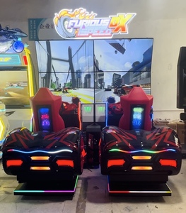 Simulador de carreras de arcade de doble pantalla <span class=keywords><strong>Furious</strong></span> Speed DX Máquina de videojuegos que funciona con monedas de cuatro pantallas PARA 2 JUGADORES - Product Image 4
