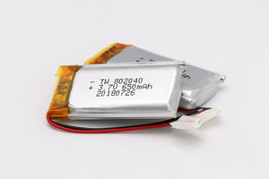KC 802040 <span class=keywords><strong>3</strong></span>,7 V 650mAh lithium li polymer batterie zelle mit UN 38,<span class=keywords><strong>3</strong></span> - Product Image 4