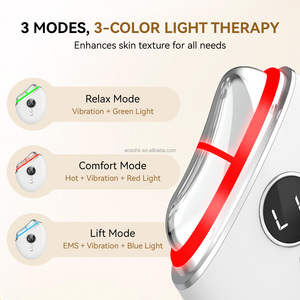 Appareil de beauté pour le visage à usage domestique, masseur facial anti-rides, soin de la peau, lifting du visage, masseur facial Guasha - Product Image 5