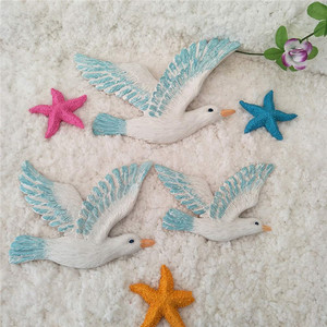 Set di 3 Gabbiani <span class=keywords><strong>in</strong></span> <span class=keywords><strong>Resina</strong></span> Poliresina Decorazioni da Parete Nautiche e da Spiaggia - Product Image 4