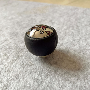 Citroen Car Gear <b>Knob</b> Leather Manual <b>Shift</b> <b>Knob</b> Ergonomic Design For Automatic Transmission - Product Image 1