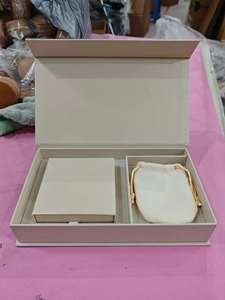 Wholesale Custom Logo Luxury Premium Paper Jewelry <b>Box</b> Gift <b>Box</b> Packaging Case for Ring Bracelet Necklace Wedding Favor - Product Image 4