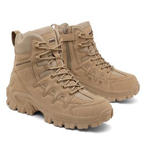 Nouvelles <span class=keywords><strong>Bottes</strong></span> d'extérieur montantes respirantes en cuir synthétique pour hommes, toutes saisons, tout-terrain, collection automne 2024, pour le commerce transfrontalier - Product Image 5