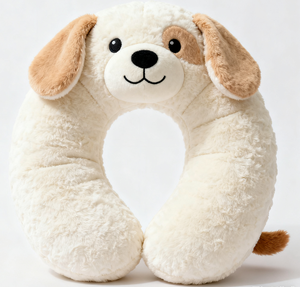 Köpek Boyun Desteği Dayanıklı Peluş Hafızalı Köpük Ayarlanabilir Yükseklik 11-30CM Parti İçin U-Yastık - Product Image 3