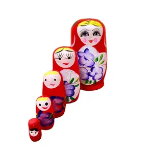 定制人物木俄罗斯嵌套娃娃套娃手工画纪念品制作娃娃儿童礼品家居12月