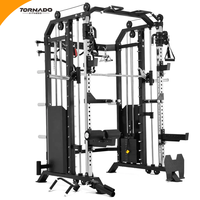 Tornado Fitness tout-en-un Machine de musculation à domicile Machine de support d'alimentation commerciale câble Smith multi-fonction Squat Rack acier
