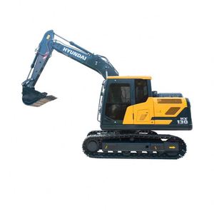 Excavadora de cadenas Hyundai HX130 nueva en Shanghái a la venta, excavadora potente de 13 toneladas en buen estado, precio económico, en stock - Product Image 1