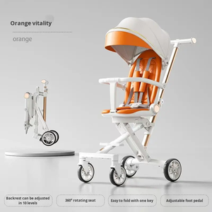 <span class=keywords><strong>Cochecito</strong></span> de Bebé Ligero de Diseño <span class=keywords><strong>Moderno</strong></span>, Plegable, para Niños, con Función de Sentarse y Reclinarse - Product Image 2